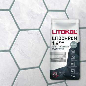 LITOCHROM 1-6 EVO LE.385 нефрит (5 кг)