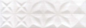 Mei Delicate Lines Белый Структура 25x75