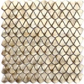 Мозаика S117 Stamping Aluminum Gold 29,1х29,8х0,6