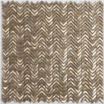 Мозаика Stamping Aluminum Gold 30х30,3х0,6