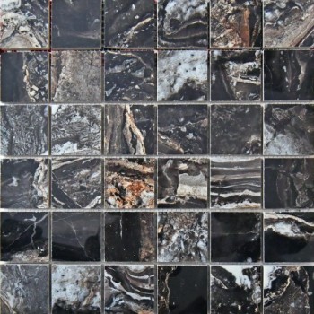 NEODOM Mosaico Nairobi Black Polished 30х30 NEODOM Mosaico Nairobi Black Polished 30х30