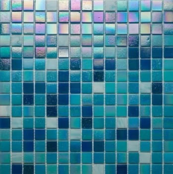 Мозаика Orro mosaic Parad Blue JC 718 32.7х32.7, чип 20х20 квадратный
