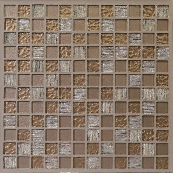 Orro mosaic GLOSS BROWN 30х30 микс /серая, чип 23х23 квадратный