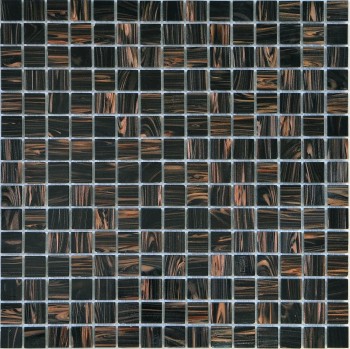 Orro mosaic SABLE BLACK 32.7х32.7 /коричневая, чип 20х20 квадратный