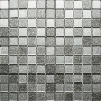 Orro mosaic SILVER DAY 29.5х29.5 серая, чип 25х25 квадратный