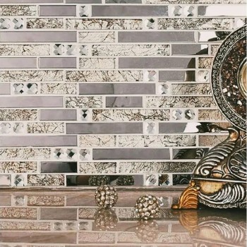 Orro mosaic SMOKEY BEIGE 30х30 микс /коричневая, чип квадратный/прямоугольный