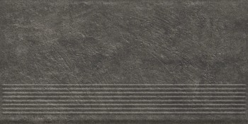 Клинкерная плитка Carrizo Basalt Stopnica Prosta Struktura Mat B1a 30х60