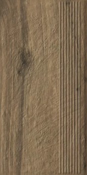 Клинкерная плитка Carrizo Wood Stopnica Prosta Struktura Mat 30х60