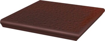 Ступень угловая с носиком структ Cloud Brown Duro 33х33х1.1