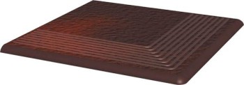 Ступень угловая структ. Cloud Brown Duro 30х30х1.1