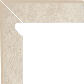 Клинкерный плинтус Paradyz Scandiano Beige Cokol 2 El.-Lewy 8.1х30