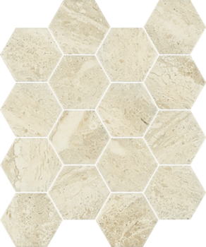 Мозаика Sunlight Stone Beige Hexagon 22х25.5 Мозаика Sunlight Stone Beige Hexagon 22х25.5