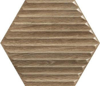 Paradyz Woodskin Wood Heksagon Struktura B 19.8х17.1