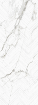 Керамогранит 41757 Lumiere White Decor ST/100х275/R 100х275