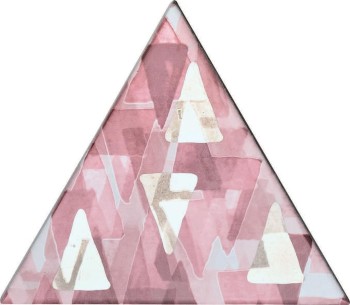 Petracers Triangolo Impressioni Platino Su Rosa 17х17 Petracers Triangolo Impressioni Platino Su Rosa 17х17