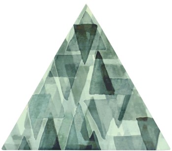 Petracers Triangolo Impressioni Verde 17х17 Petracers Triangolo Impressioni Verde 17х17
