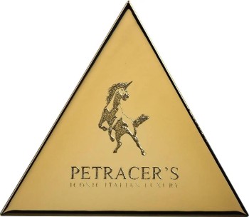 Petracers Triangolo Logo Su Oro Lucido 17х17 Petracers Triangolo Logo Su Oro Lucido 17х17