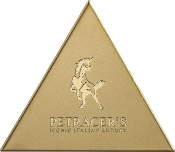 Petracers Triangolo Logo Su Oro Matt 17х17 Petracers Triangolo Logo Su Oro Matt 17х17