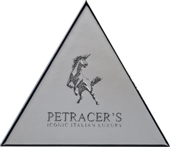 Petracers Triangolo Logo Su Platino Lux 17х17 Petracers Triangolo Logo Su Platino Lux 17х17
