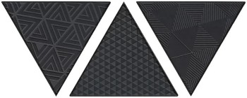 Petracers Triangolo Vibrazioni Nero Matt 17х17 Petracers Triangolo Vibrazioni Nero Matt 17х17