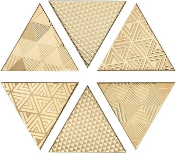 Petracers Triangolo Vibrazioni Oro 17х17 Petracers Triangolo Vibrazioni Oro 17х17