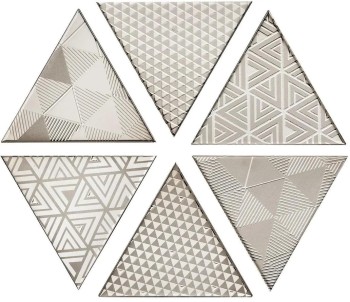 Petracers Triangolo Vibrazioni Platino 17х17 Petracers Triangolo Vibrazioni Platino 17х17