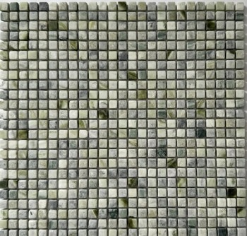 Pix 353 Jet Green ,чип 10x10 мм, сетка 305х305x6 мм, Матовая