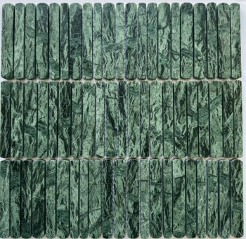 PIX 356 Spider Green, чип 10/12/15*100 мм, сетка 300х305x8 мм, Полированная