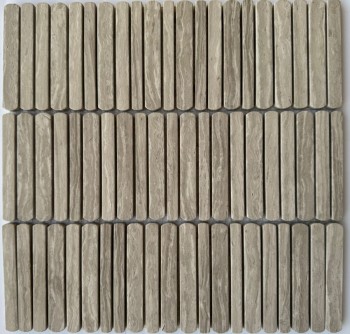 PIX 357 White Wooden, чип 10/12/15*100 мм, сетка 300х305x8 мм, Полированная
