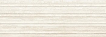 Плитка RCUP Travertino Wall Struttura 3D Dorica Vein Bianco Rett 40х120