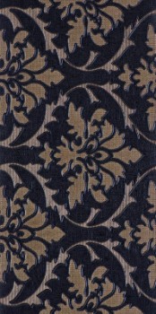 Serra Lotus Oriental Decor Black Matt 30x90