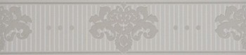 Serra Lush (Fancy) Damasco Listello Tortora Glossy 7x30 Serra Lush (Fancy) Damasco Listello Tortora Glossy 7x30