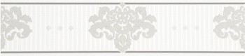 Serra Lush (Fancy) Damasco Listello White Glossy 7x30 Serra Lush (Fancy) Damasco Listello White Glossy 7x30
