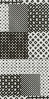 Serra Opelia 574 Decor Black Glossy 30x90