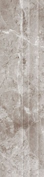 Serra Ottoman Skirting & Finishing Grey Glossy 20x120