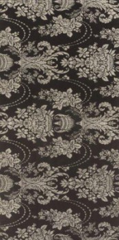 Serra Wall Paper Decor Silver Black Glossy 30x90