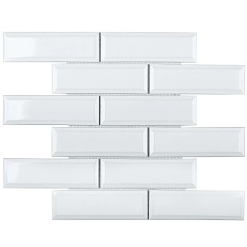 Мозаика Star Mosaic KM82895 / С0003969 Metro White 28.7х29.5, чип 45х145 мм прямоугольный