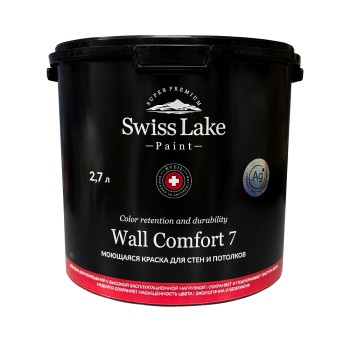 Краска Swiss Lake Wall Comfort 7 база А 2,7 л Краска Swiss Lake Wall Comfort 7 база А 2,7 л