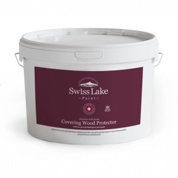 Краска Swiss Lake для деревянных фасадов Covering Wood Protector база А 9 л Краска Swiss Lake для деревянных фасадов Covering Wood Protector база А 9 л
