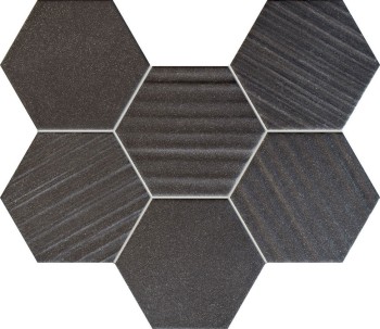 Мозаика Ms-Horizon hex black 28,9х22,1 Мозаика Ms-Horizon hex black 28,9х22,1