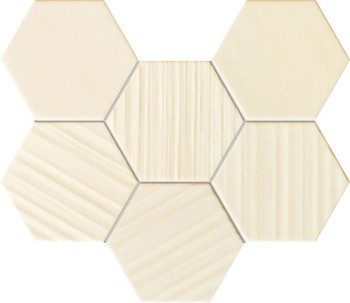 Мозаика Ms-Horizon hex ivory 28,9х22,1 Мозаика Ms-Horizon hex ivory 28,9х22,1