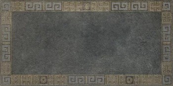 Керамогранит 261343 GREEK CASSETTONE Antracite/Oro 40х80