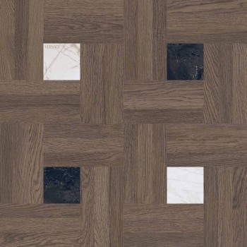 Versace LEATHERWOOD CHESTERFIELD EBONY NAT.3D 60X60 8,5 мм