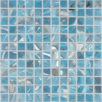 Мозаика Oasis Blue 7102 (на сетке) 25х25 31,7х31,7