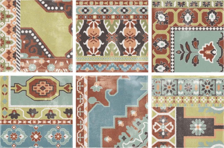 Матовый ABK Play Carpet Mix Multicolor 20x20