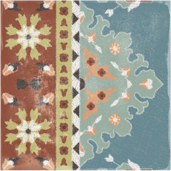 Матовый ABK Play Carpet Mix Multicolor 20x20 — фото 16