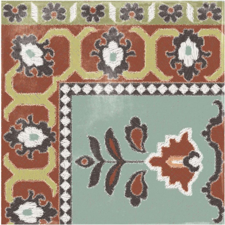 Матовый ABK Play Carpet Mix Multicolor 20x20 — фото 24