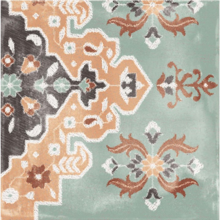 Матовый ABK Play Carpet Mix Multicolor 20x20 — фото 5