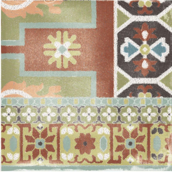 Матовый ABK Play Carpet Mix Multicolor 20x20 — фото 8