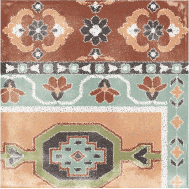 Матовый ABK Play Carpet Mix Multicolor 20x20 — фото 10
